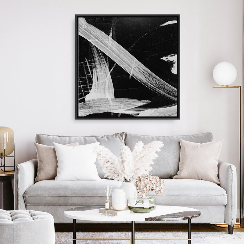 Shop Sinking 2 (Square) Canvas Print a painted abstract themed framed canvas wall art print from The Print Emporium artwork collection - Buy Australian made fine art painting style stretched canvas prints for the home and your interior decor space, TPE-DH-317-CA-40X40-NF