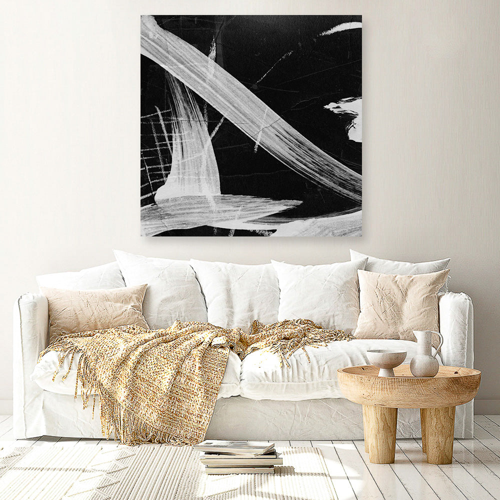 Shop Sinking 2 (Square) Canvas Print a painted abstract themed framed canvas wall art print from The Print Emporium artwork collection - Buy Australian made fine art painting style stretched canvas prints for the home and your interior decor space, TPE-DH-317-CA-40X40-NF