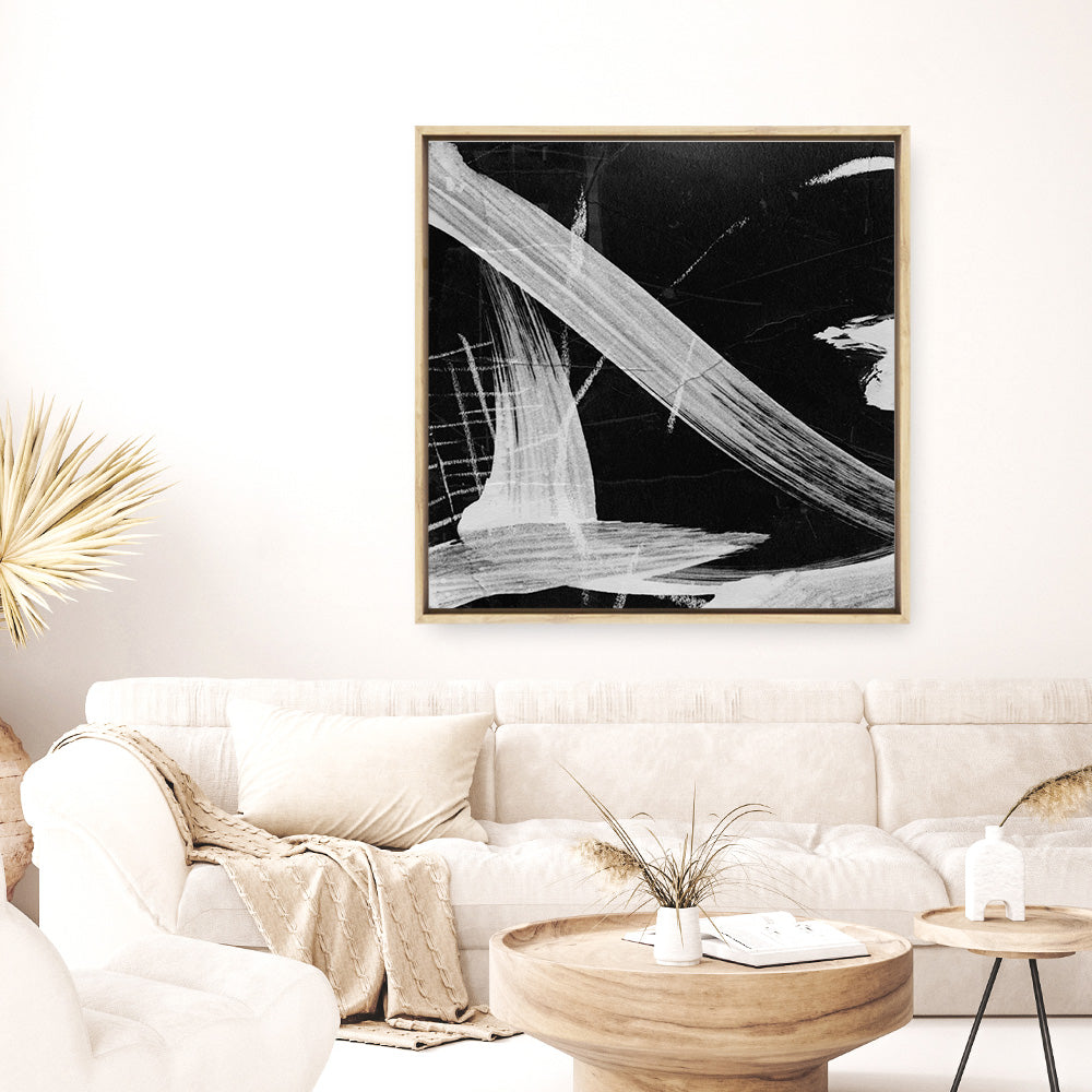 Shop Sinking 2 (Square) Canvas Print a painted abstract themed framed canvas wall art print from The Print Emporium artwork collection - Buy Australian made fine art painting style stretched canvas prints for the home and your interior decor space, TPE-DH-317-CA-40X40-NF