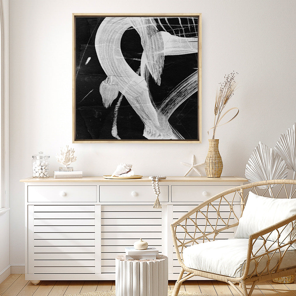 Shop Sinking (Square) Canvas Print a painted abstract themed framed canvas wall art print from The Print Emporium artwork collection - Buy Australian made fine art painting style stretched canvas prints for the home and your interior decor space, TPE-DH-316-CA-40X40-NF