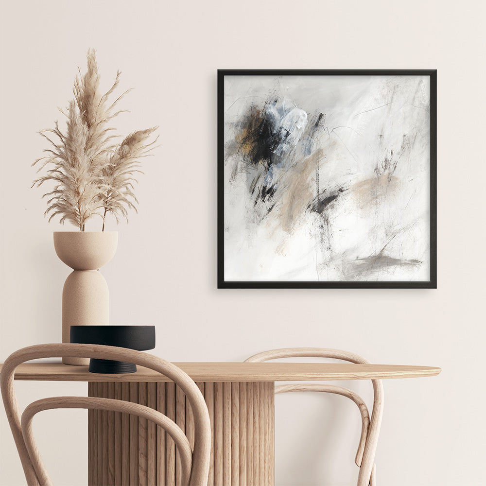 Shop Sketch Lines I (Square) Art Print a painted abstract themed wall art print from The Print Emporium wall artwork collection - Buy Australian made fine art painting style poster and framed prints for the home and your interior decor room, TPE-PC-PI452-AP