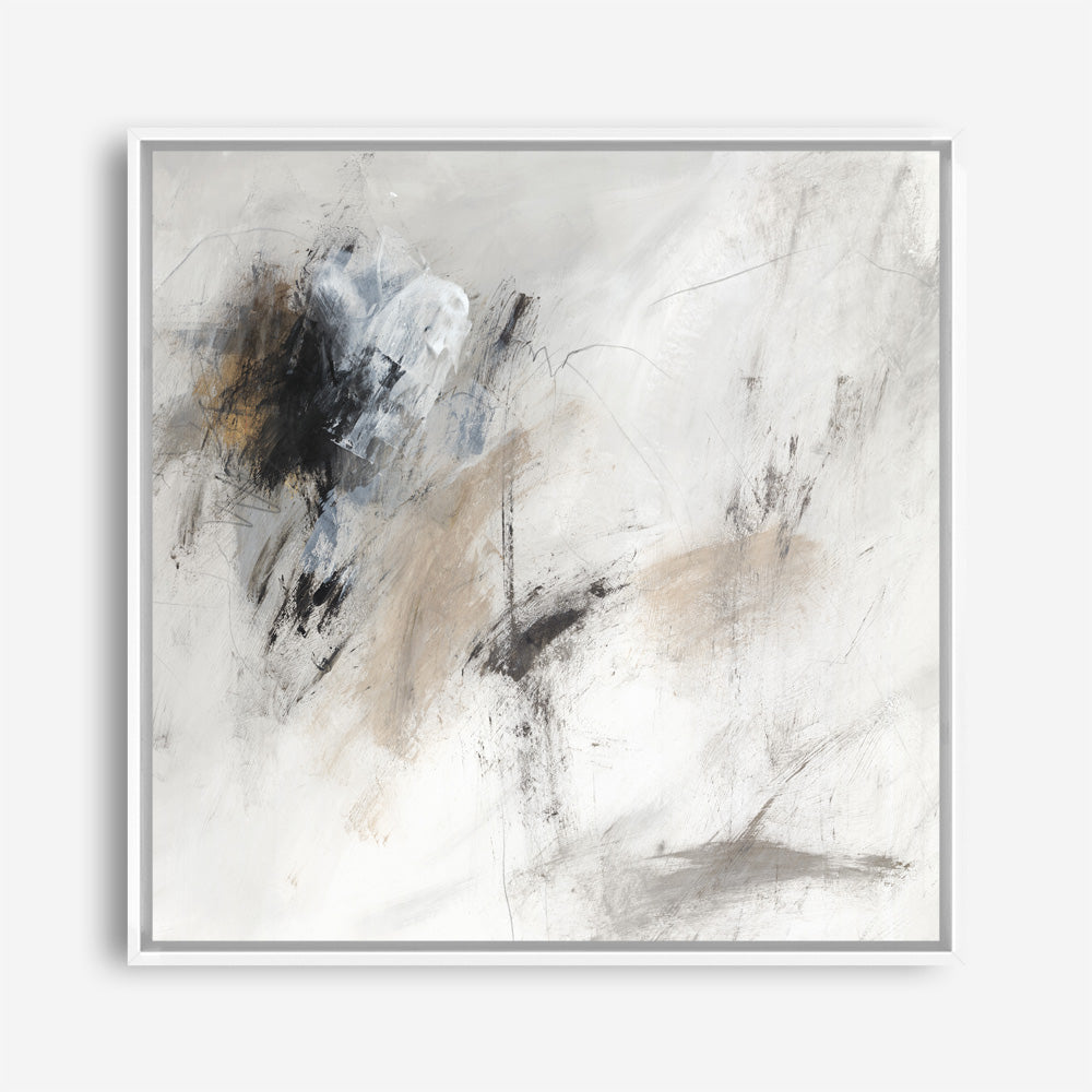 Shop Sketch Lines I (Square) Canvas Print a painted abstract themed framed canvas wall art print from The Print Emporium artwork collection - Buy Australian made fine art painting style stretched canvas prints for the home and your interior decor space, TPE-PC-PI452-CA-40X40-NF