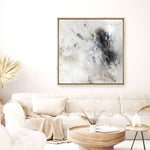 Shop Sketch Lines II (Square) Canvas Print a painted abstract themed framed canvas wall art print from The Print Emporium artwork collection - Buy Australian made fine art painting style stretched canvas prints for the home and your interior decor space, TPE-PC-PI453-CA-40X40-NF