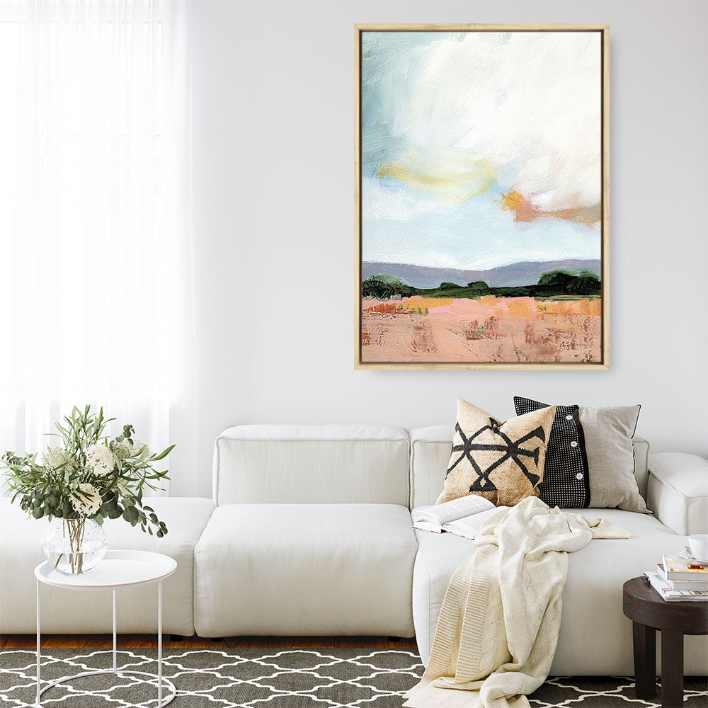 Shop Sky Reflection Canvas Print a painted style framed canvas wall art print from The Print Emporium artwork collection - Buy Australian made fine art painting style stretched canvas prints for the home and your interior decor space, TPE-WA-71510-CA-35X46-NF