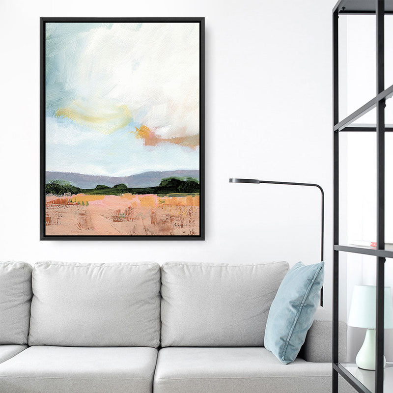 Shop Sky Reflection Canvas Print a painted style framed canvas wall art print from The Print Emporium artwork collection - Buy Australian made fine art painting style stretched canvas prints for the home and your interior decor space, TPE-WA-71510-CA-35X46-NF