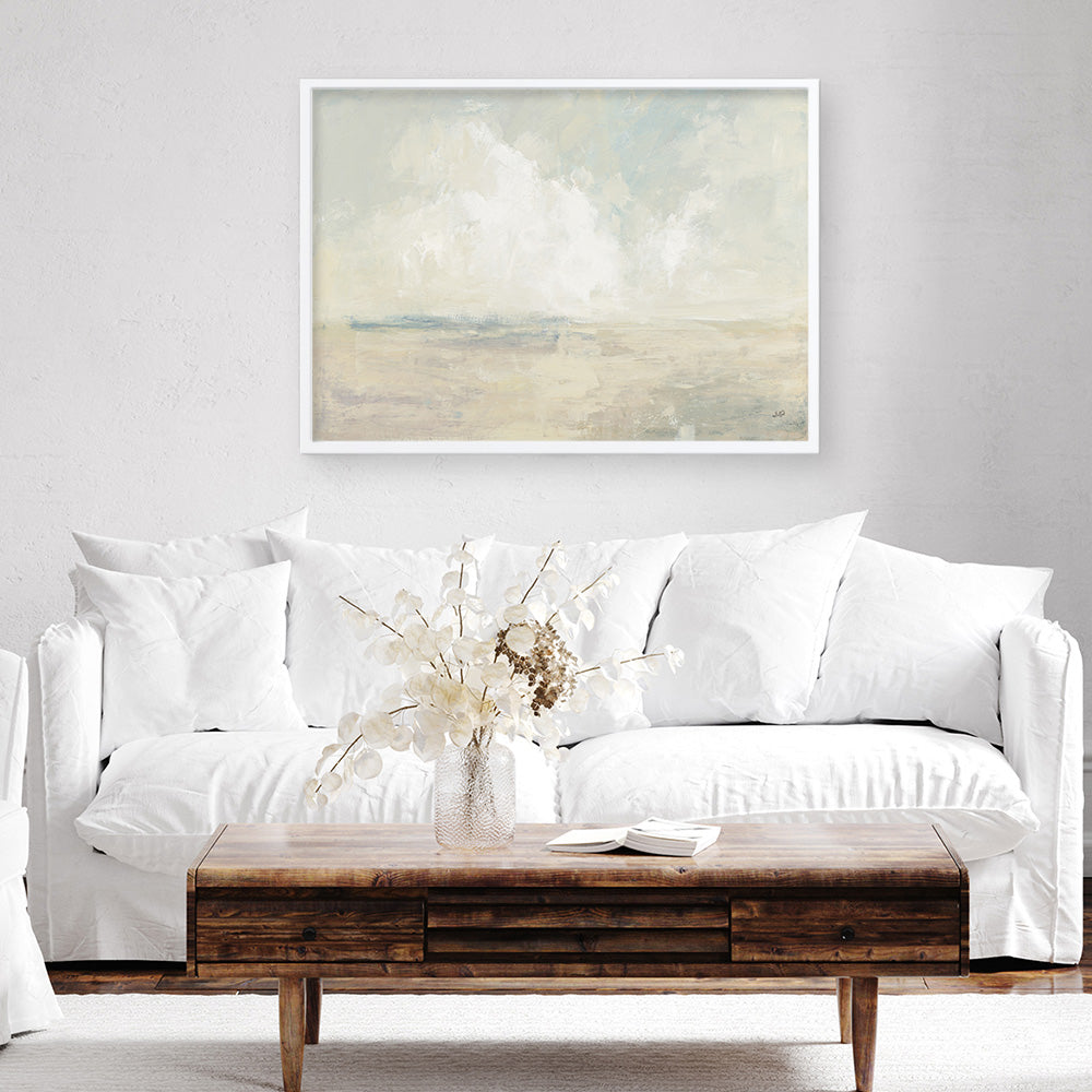 Shop Sky and Sand Art Print a painted abstract themed wall art print from The Print Emporium wall artwork collection - Buy Australian made fine art painting style poster and framed prints for the home and your interior decor room, TPE-WA-37619-AP