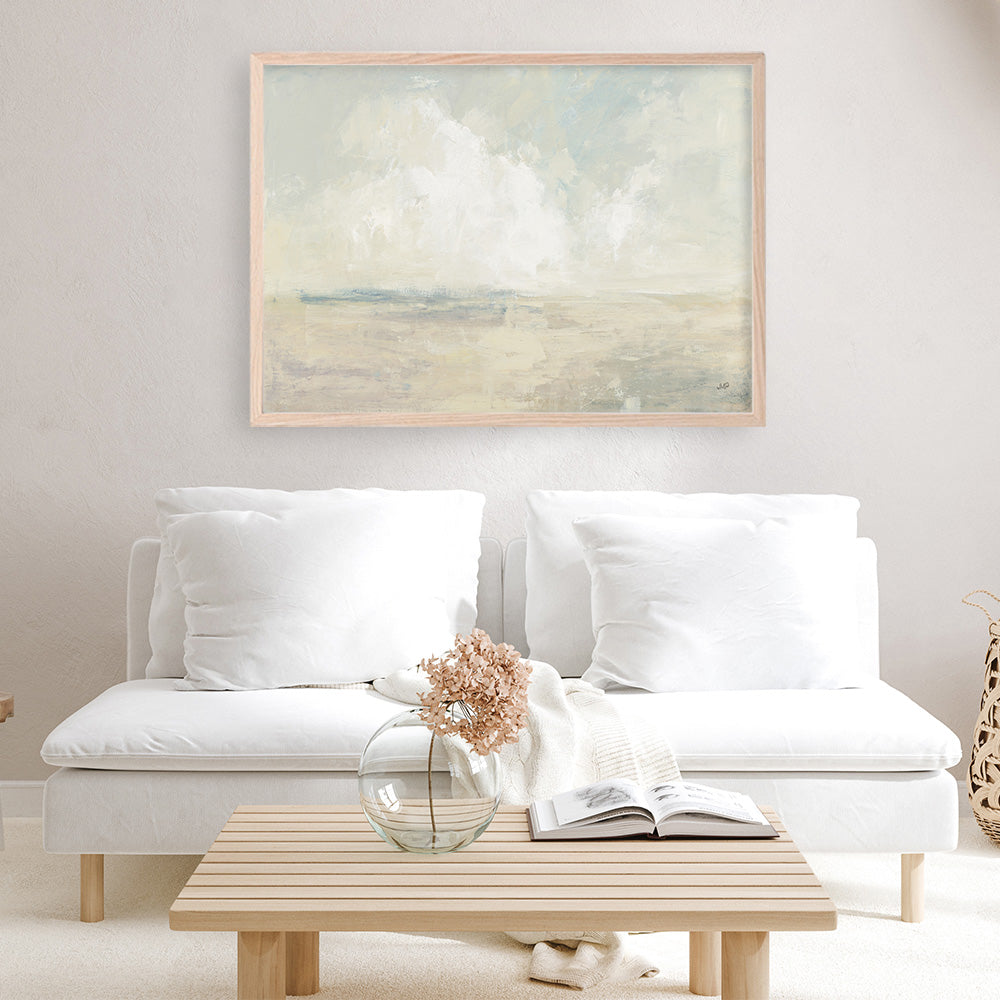 Shop Sky and Sand Art Print a painted abstract themed wall art print from The Print Emporium wall artwork collection - Buy Australian made fine art painting style poster and framed prints for the home and your interior decor room, TPE-WA-37619-AP