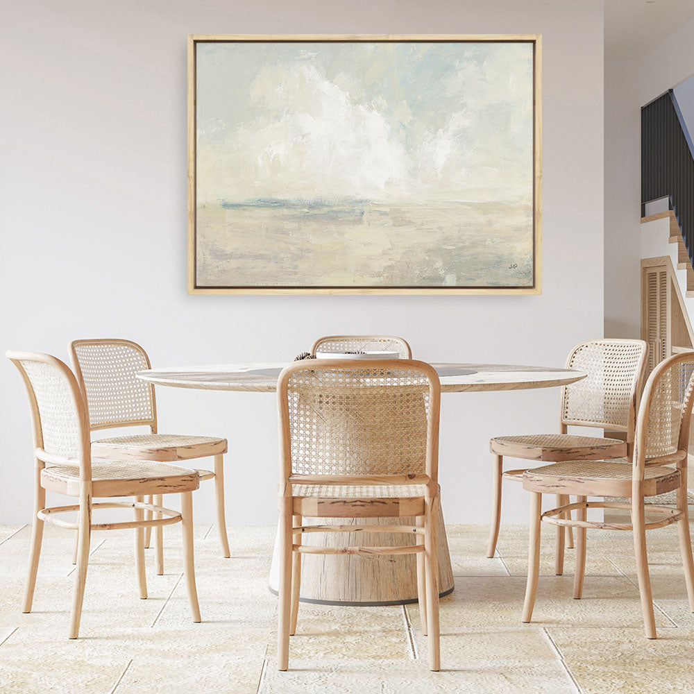 Shop Sky and Sand Canvas Print a painted abstract themed framed canvas wall art print from The Print Emporium artwork collection - Buy Australian made fine art painting style stretched canvas prints for the home and your interior decor space, TPE-WA-37619-CA-35X46-NF