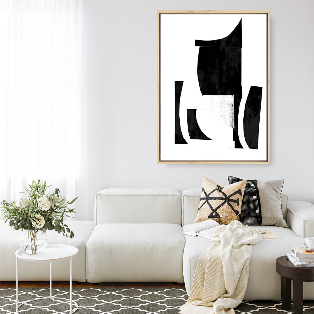 Shop Slashed I Canvas Print a painted abstract themed framed canvas wall art print from The Print Emporium artwork collection - Buy Australian made fine art painting style stretched canvas prints for the home and your interior decor space, TPE-PC-PI139-CA-35X46-NF