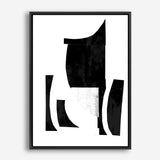 Shop Slashed I Canvas Print a painted abstract themed framed canvas wall art print from The Print Emporium artwork collection - Buy Australian made fine art painting style stretched canvas prints for the home and your interior decor space, TPE-PC-PI139-CA-35X46-NF