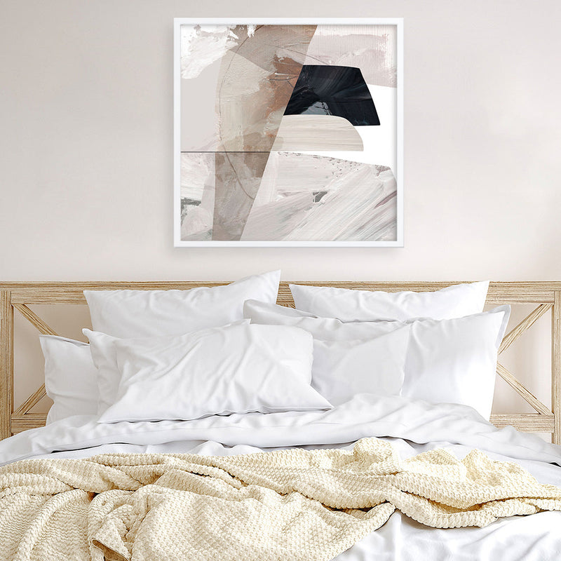Shop Smooth (Square) Art Print a painted abstract themed wall art print from The Print Emporium wall artwork collection - Buy Australian made fine art painting style poster and framed prints for the home and your interior decor room, TPE-DH-318-AP