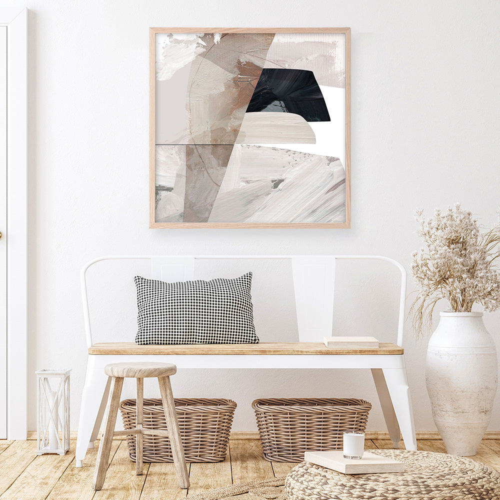 Shop Smooth (Square) Art Print a painted abstract themed wall art print from The Print Emporium wall artwork collection - Buy Australian made fine art painting style poster and framed prints for the home and your interior decor room, TPE-DH-318-AP