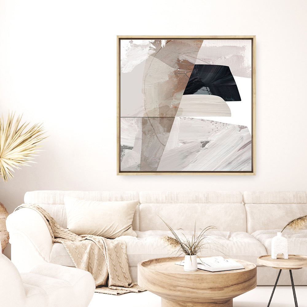 Shop Smooth (Square) Canvas Print a painted abstract themed framed canvas wall art print from The Print Emporium artwork collection - Buy Australian made fine art painting style stretched canvas prints for the home and your interior decor space, TPE-DH-318-CA-40X40-NF
