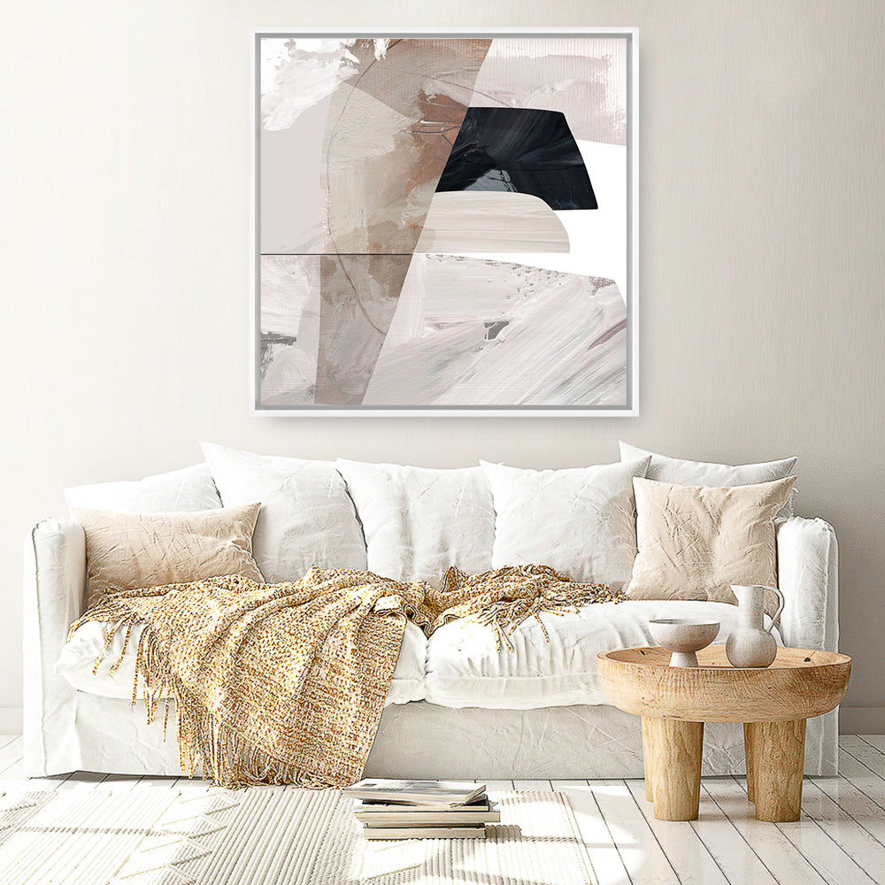 Shop Smooth (Square) Canvas Print a painted abstract themed framed canvas wall art print from The Print Emporium artwork collection - Buy Australian made fine art painting style stretched canvas prints for the home and your interior decor space, TPE-DH-318-CA-40X40-NF