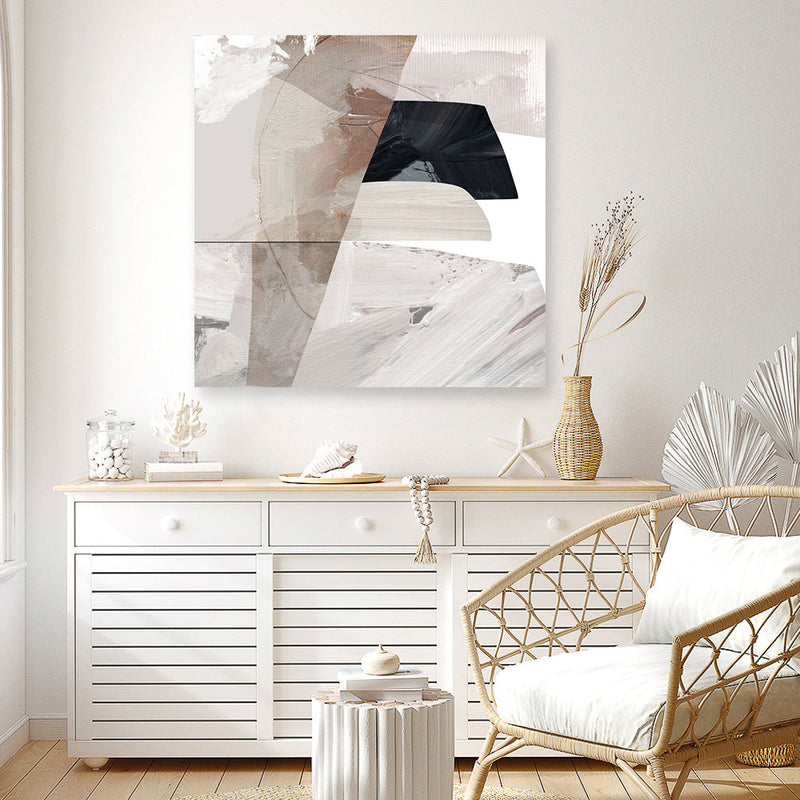 Shop Smooth (Square) Canvas Print a painted abstract themed framed canvas wall art print from The Print Emporium artwork collection - Buy Australian made fine art painting style stretched canvas prints for the home and your interior decor space, TPE-DH-318-CA-40X40-NF