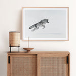 Shop Snow Fox Art Print a painted style wall art print from The Print Emporium wall artwork collection - Buy Australian made fine art painting style poster and framed prints for the home and your interior decor room, TPE-212-AP