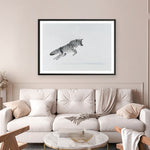 Shop Snow Fox Art Print a painted style wall art print from The Print Emporium wall artwork collection - Buy Australian made fine art painting style poster and framed prints for the home and your interior decor room, TPE-212-AP