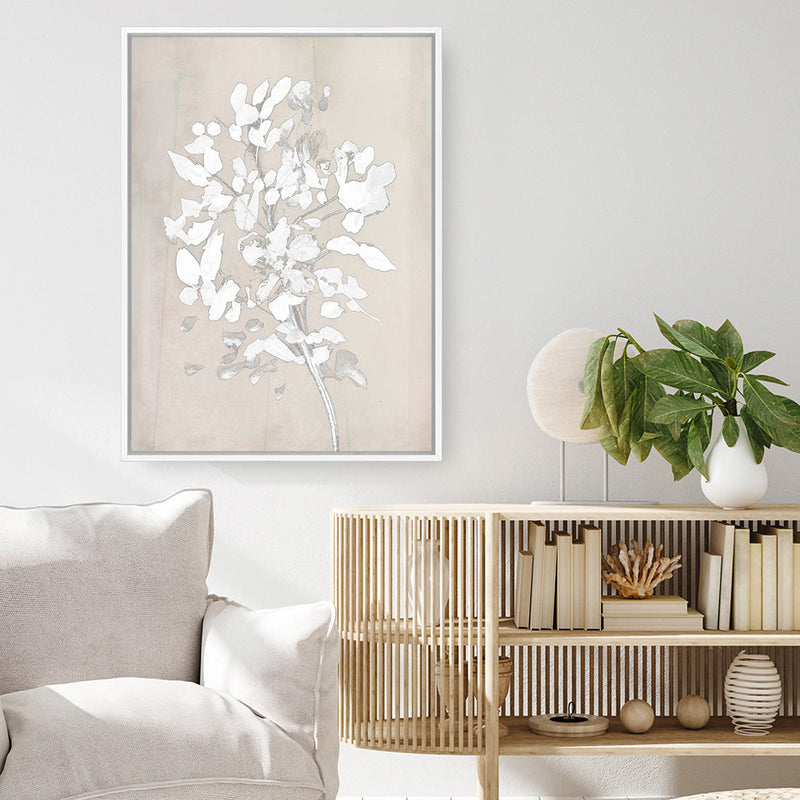 Shop Soft Bloom Canvas Print a painted floral themed abstract style framed canvas wall art print from The Print Emporium artwork collection - Buy Australian made fine art painting style stretched canvas prints for the home and your interior decor space, TPE-DH-096-CA-35X46-NF