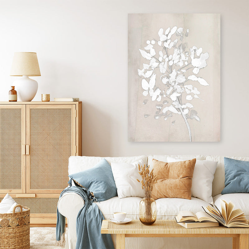 Shop Soft Bloom Canvas Print a painted floral themed abstract style framed canvas wall art print from The Print Emporium artwork collection - Buy Australian made fine art painting style stretched canvas prints for the home and your interior decor space, TPE-DH-096-CA-35X46-NF