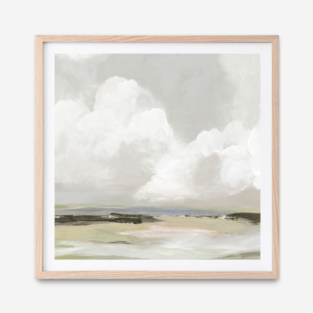 Shop Soft Clouds (Square) Art Print a painted abstract themed wall art print from The Print Emporium wall artwork collection - Buy Australian made fine art painting style poster and framed prints for the home and your interior decor room, TPE-PC-PW433-AP
