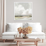 Shop Soft Clouds (Square) Art Print a painted abstract themed wall art print from The Print Emporium wall artwork collection - Buy Australian made fine art painting style poster and framed prints for the home and your interior decor room, TPE-PC-PW433-AP