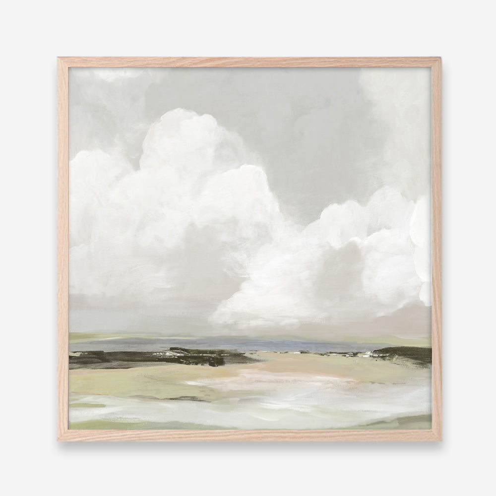 Shop Soft Clouds (Square) Art Print a painted abstract themed wall art print from The Print Emporium wall artwork collection - Buy Australian made fine art painting style poster and framed prints for the home and your interior decor room, TPE-PC-PW433-AP