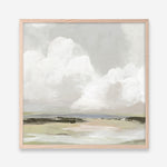 Shop Soft Clouds (Square) Art Print a painted abstract themed wall art print from The Print Emporium wall artwork collection - Buy Australian made fine art painting style poster and framed prints for the home and your interior decor room, TPE-PC-PW433-AP