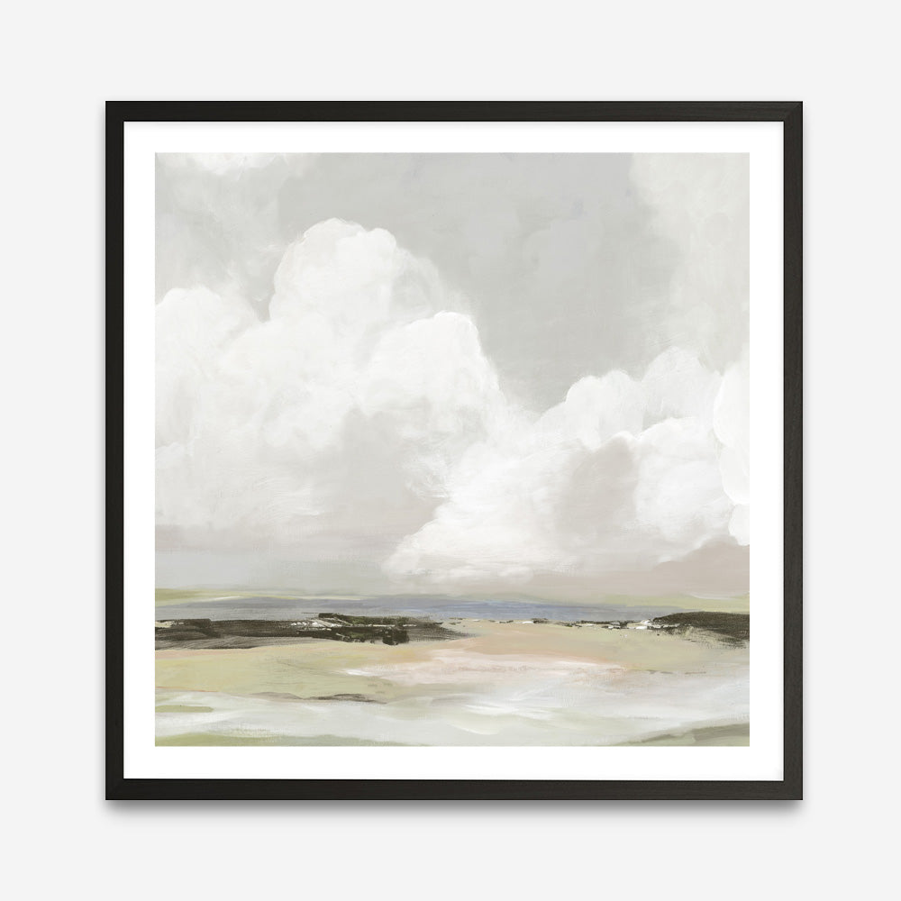 Shop Soft Clouds (Square) Art Print a painted abstract themed wall art print from The Print Emporium wall artwork collection - Buy Australian made fine art painting style poster and framed prints for the home and your interior decor room, TPE-PC-PW433-AP