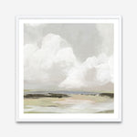 Shop Soft Clouds (Square) Art Print a painted abstract themed wall art print from The Print Emporium wall artwork collection - Buy Australian made fine art painting style poster and framed prints for the home and your interior decor room, TPE-PC-PW433-AP