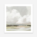 Shop Soft Clouds (Square) Art Print a painted abstract themed wall art print from The Print Emporium wall artwork collection - Buy Australian made fine art painting style poster and framed prints for the home and your interior decor room, TPE-PC-PW433-AP