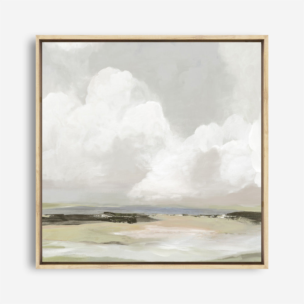 Shop Soft Clouds (Square) Canvas Print a painted abstract themed framed canvas wall art print from The Print Emporium artwork collection - Buy Australian made fine art painting style stretched canvas prints for the home and your interior decor space, TPE-PC-PW433-CA-40X40-NF