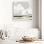 Shop Soft Clouds (Square) Canvas Print a painted abstract themed framed canvas wall art print from The Print Emporium artwork collection - Buy Australian made fine art painting style stretched canvas prints for the home and your interior decor space, TPE-PC-PW433-CA-40X40-NF