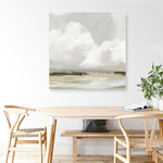 Shop Soft Clouds (Square) Canvas Print a painted abstract themed framed canvas wall art print from The Print Emporium artwork collection - Buy Australian made fine art painting style stretched canvas prints for the home and your interior decor space, TPE-PC-PW433-CA-40X40-NF