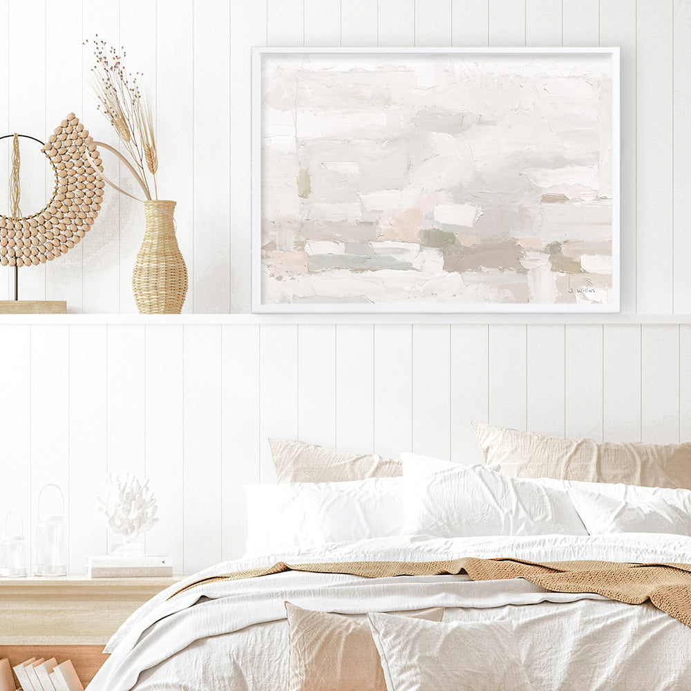Shop Soft Hues Neutral Art Print a painted abstract themed wall art print from The Print Emporium wall artwork collection - Buy Australian made fine art painting style poster and framed prints for the home and your interior decor room, TPE-WA-73662-AP