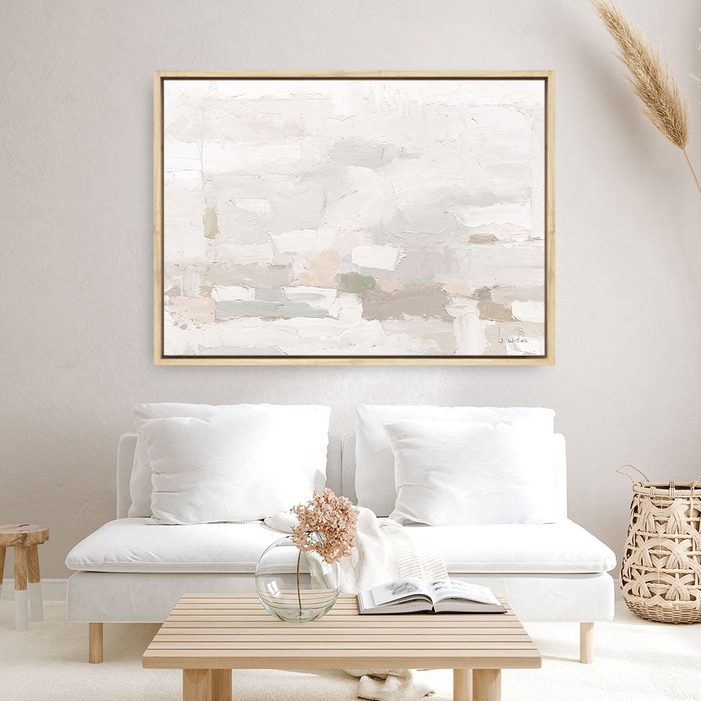Shop Soft Hues Neutral Canvas Print a painted abstract themed framed canvas wall art print from The Print Emporium artwork collection - Buy Australian made fine art painting style stretched canvas prints for the home and your interior decor space, TPE-WA-73662-CA-35X46-NF