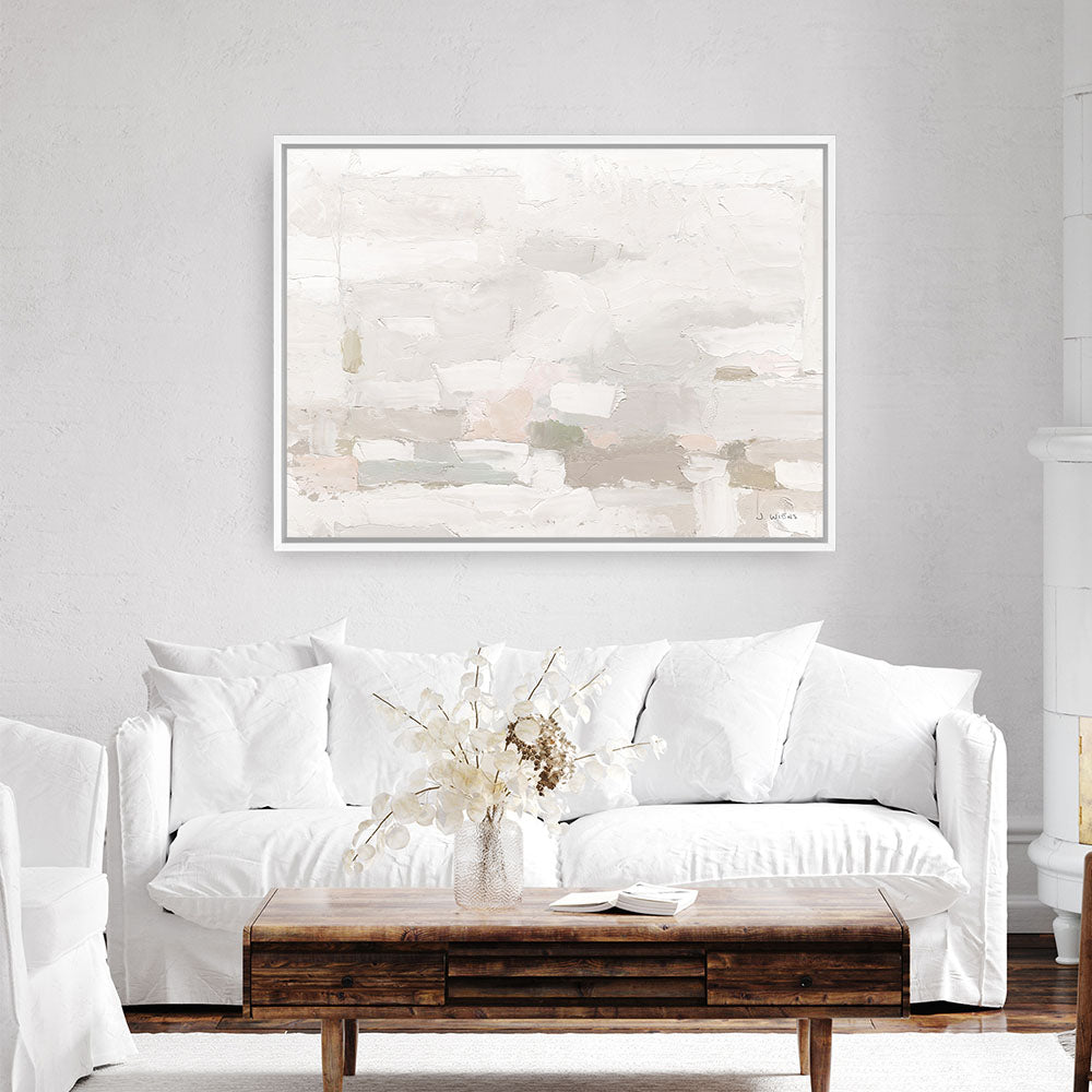 Shop Soft Hues Neutral Canvas Print a painted abstract themed framed canvas wall art print from The Print Emporium artwork collection - Buy Australian made fine art painting style stretched canvas prints for the home and your interior decor space, TPE-WA-73662-CA-35X46-NF