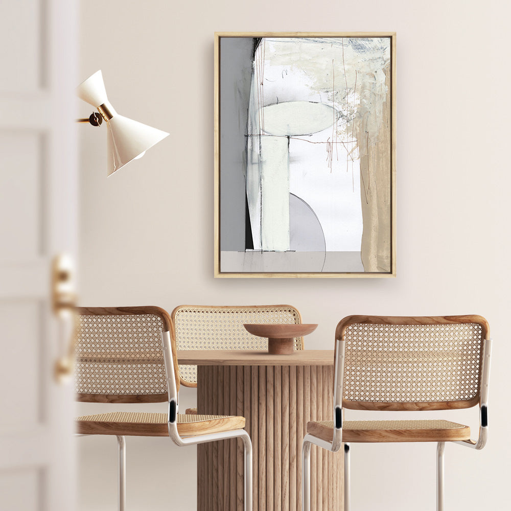 Shop Soft Neutral Canvas Print a painted abstract themed framed canvas wall art print from The Print Emporium artwork collection - Buy Australian made fine art painting style stretched canvas prints for the home and your interior decor space, TPE-DH-097-CA-35X46-NF