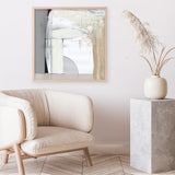 Shop Soft Neutral (Square) Art Print a painted abstract themed wall art print from The Print Emporium wall artwork collection - Buy Australian made fine art painting style poster and framed prints for the home and your interior decor room, TPE-DH-320-AP