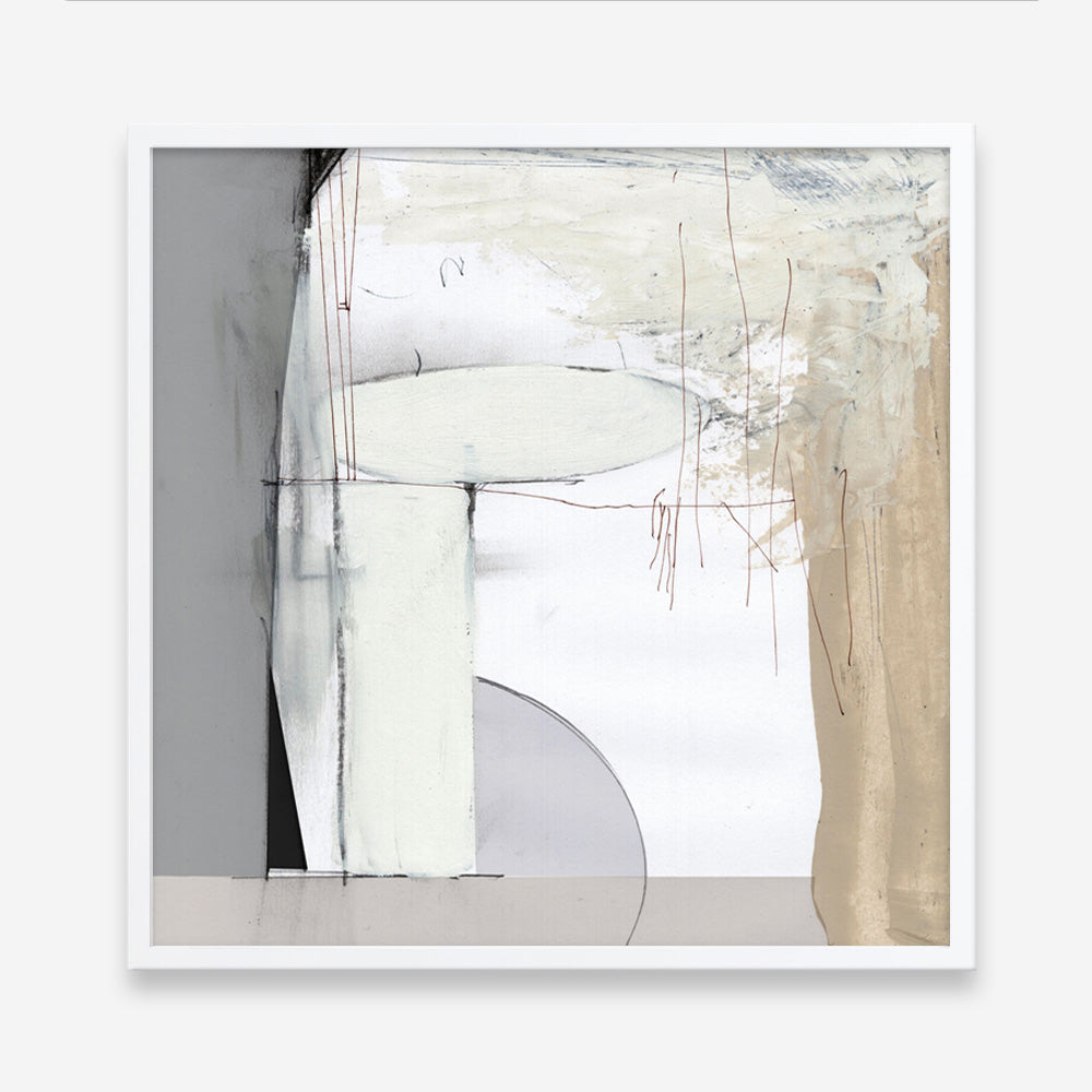 Shop Soft Neutral (Square) Art Print a painted abstract themed wall art print from The Print Emporium wall artwork collection - Buy Australian made fine art painting style poster and framed prints for the home and your interior decor room, TPE-DH-320-AP