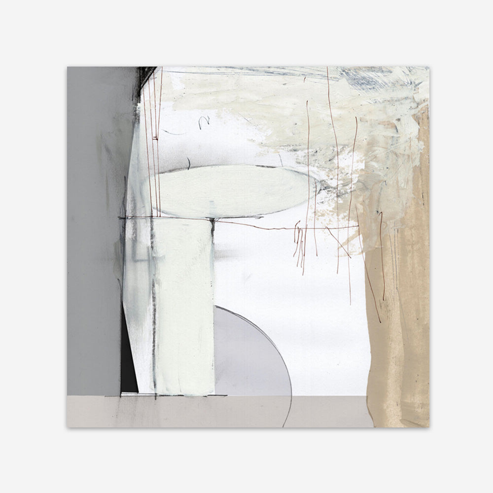 Shop Soft Neutral (Square) Art Print a painted abstract themed wall art print from The Print Emporium wall artwork collection - Buy Australian made fine art painting style poster and framed prints for the home and your interior decor room, TPE-DH-320-AP