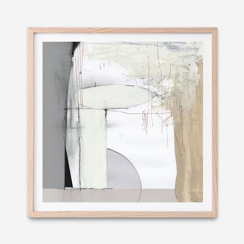 Shop Soft Neutral (Square) Art Print a painted abstract themed wall art print from The Print Emporium wall artwork collection - Buy Australian made fine art painting style poster and framed prints for the home and your interior decor room, TPE-DH-320-AP