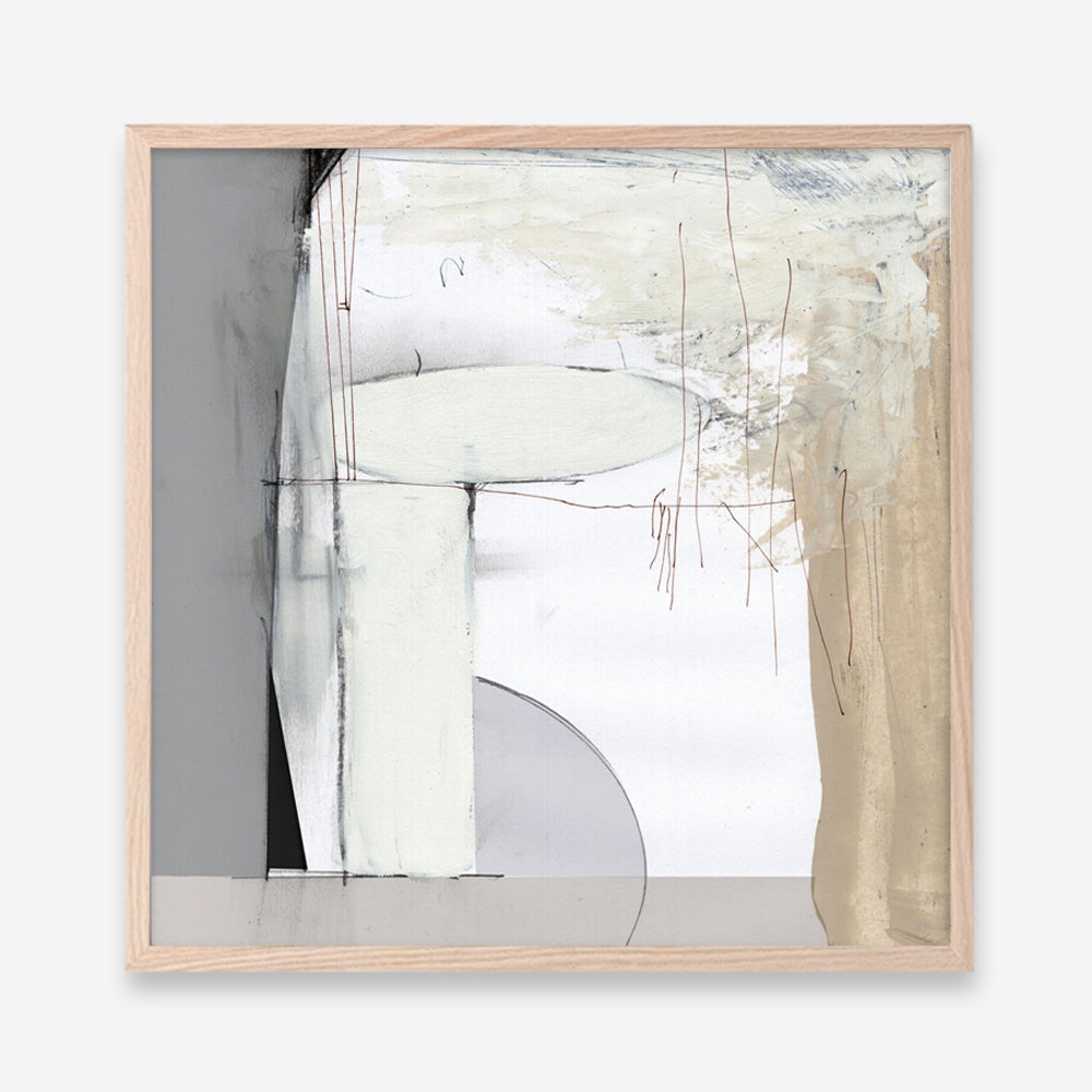 Shop Soft Neutral (Square) Art Print a painted abstract themed wall art print from The Print Emporium wall artwork collection - Buy Australian made fine art painting style poster and framed prints for the home and your interior decor room, TPE-DH-320-AP