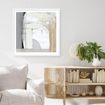 Shop Soft Neutral (Square) Art Print a painted abstract themed wall art print from The Print Emporium wall artwork collection - Buy Australian made fine art painting style poster and framed prints for the home and your interior decor room, TPE-DH-320-AP