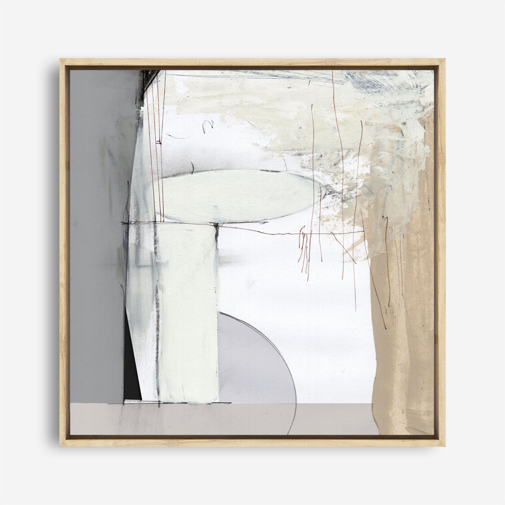 Shop Soft Neutral (Square) Canvas Print a painted abstract themed framed canvas wall art print from The Print Emporium artwork collection - Buy Australian made fine art painting style stretched canvas prints for the home and your interior decor space, TPE-DH-320-CA-40X40-NF