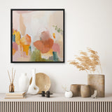 Shop Sonoran Summer (Square) Canvas Print a painted abstract themed framed canvas wall art print from The Print Emporium artwork collection - Buy Australian made fine art painting style stretched canvas prints for the home and your interior decor space, TPE-WA-68968-CA-40X40-NF