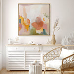 Shop Sonoran Summer (Square) Canvas Print a painted abstract themed framed canvas wall art print from The Print Emporium artwork collection - Buy Australian made fine art painting style stretched canvas prints for the home and your interior decor space, TPE-WA-68968-CA-40X40-NF