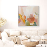 Shop Sonoran Summer (Square) Canvas Print a painted abstract themed framed canvas wall art print from The Print Emporium artwork collection - Buy Australian made fine art painting style stretched canvas prints for the home and your interior decor space, TPE-WA-68968-CA-40X40-NF