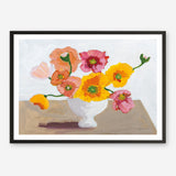 Shop Sorbet Poppies I Art Print a floral themed painted wall art print from The Print Emporium wall artwork collection - Buy Australian made fine art painting style poster and framed prints for the home and your interior decor room, TPE-WA-71780-AP