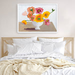 Shop Sorbet Poppies I Art Print a floral themed painted wall art print from The Print Emporium wall artwork collection - Buy Australian made fine art painting style poster and framed prints for the home and your interior decor room, TPE-WA-71780-AP