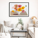 Shop Sorbet Poppies I Art Print a floral themed painted wall art print from The Print Emporium wall artwork collection - Buy Australian made fine art painting style poster and framed prints for the home and your interior decor room, TPE-WA-71780-AP